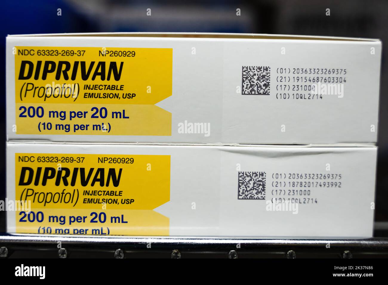 Propofol Common brands Diprivan, Anesthesia S/I40, Anesthesia S/I60