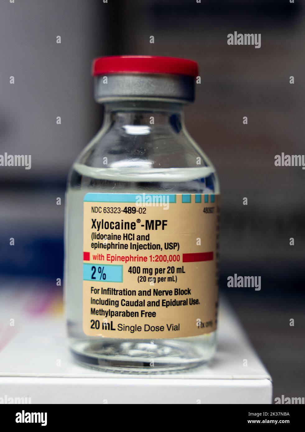 lidocaine with epi Stock Photo Alamy