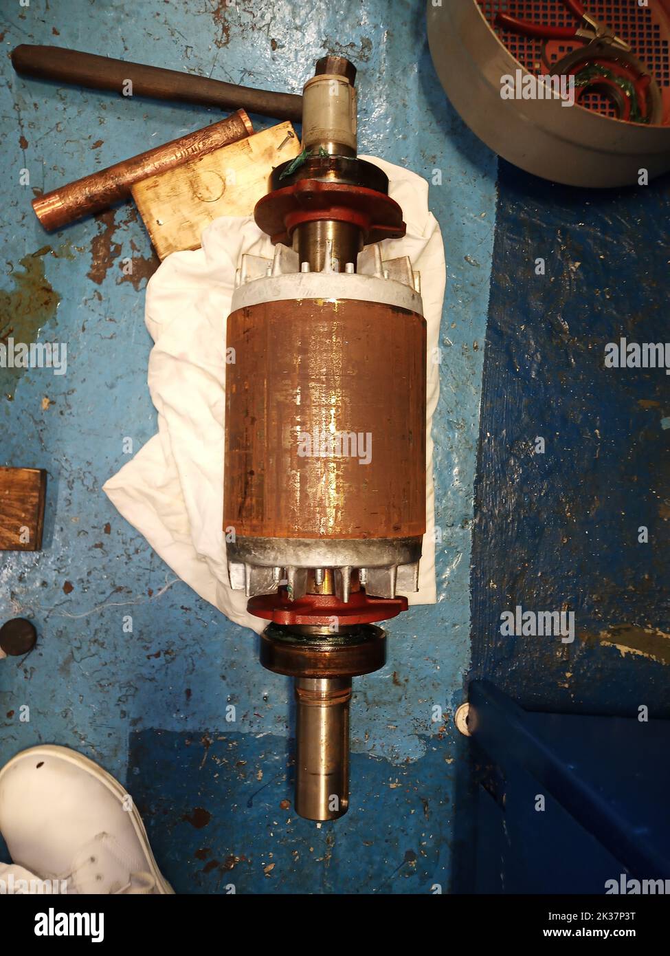 electric motor overhaul,motor overhaul on ship,electric motor