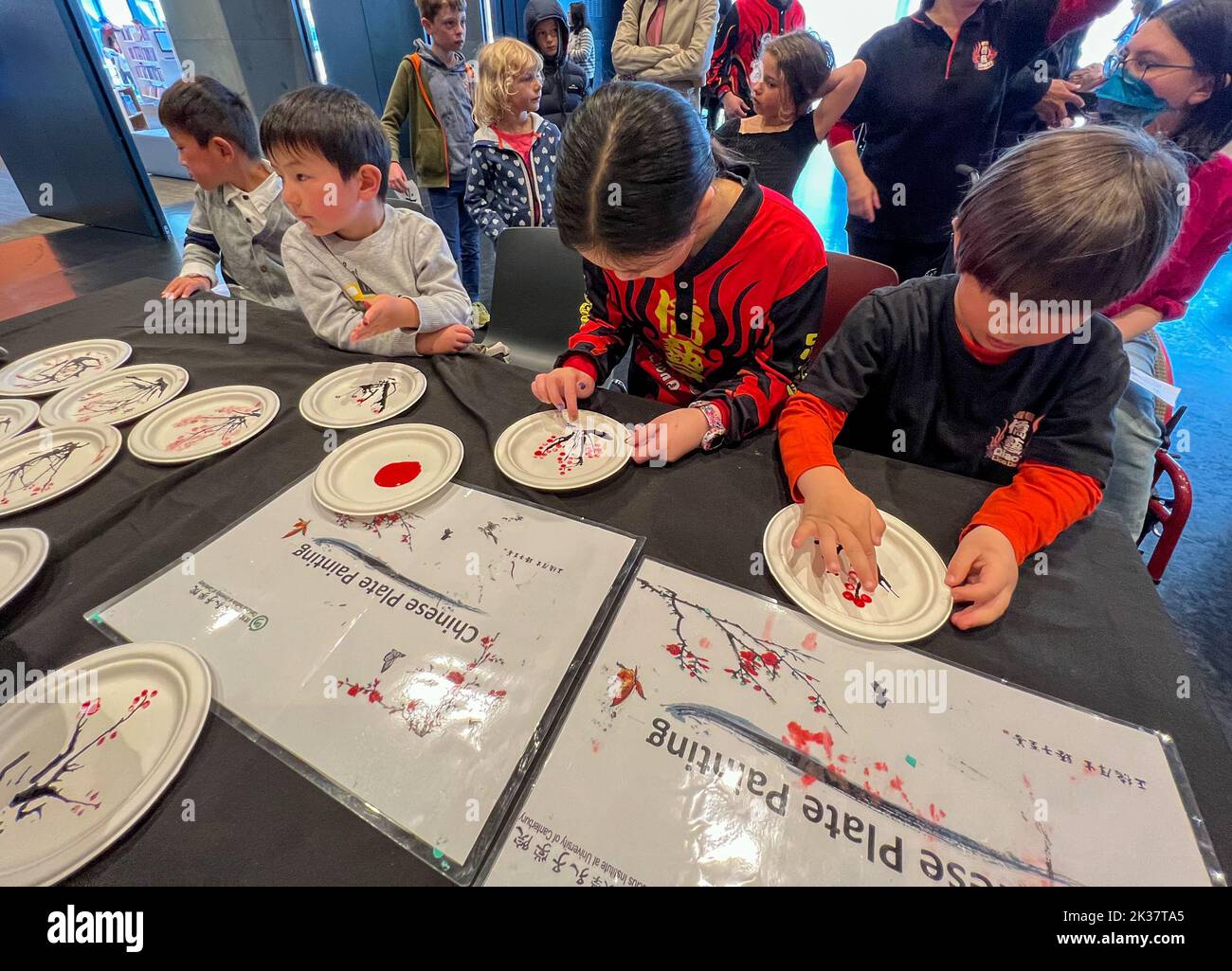 Christchurch. 25th Sep, 2022. Local children participate in the Chinese Immersion Day activities in the New Zealand city of Christchurch, Sept. 25, 2022. Credit: Walter/Xinhua/Alamy Live News Stock Photo
