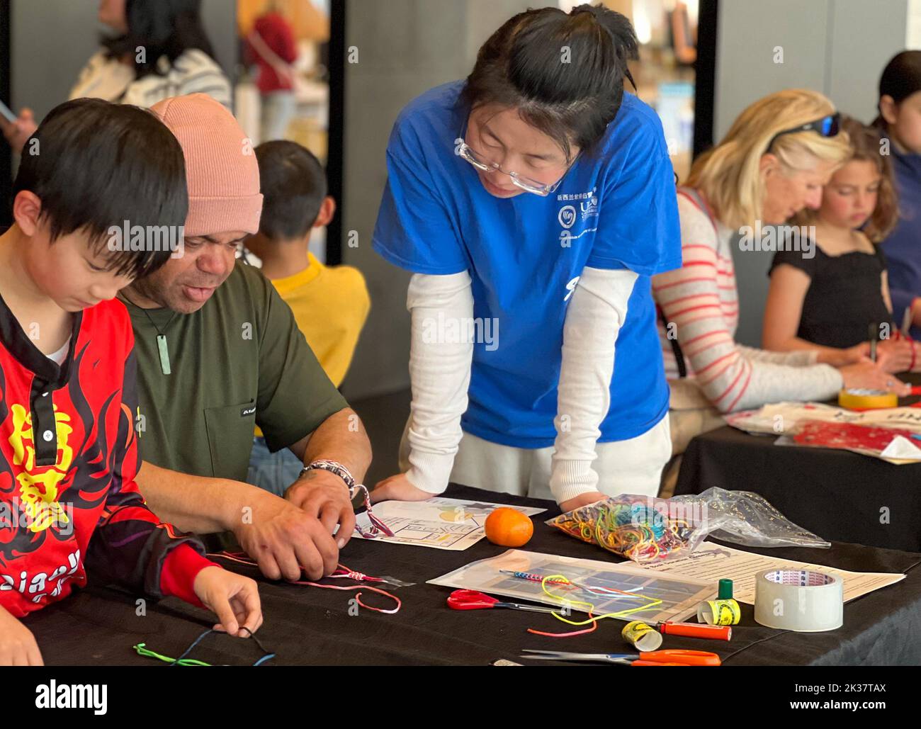 Christchurch. 25th Sep, 2022. Local residents participate in the Chinese Immersion Day activities in the New Zealand city of Christchurch, Sept. 25, 2022. Credit: Walter/Xinhua/Alamy Live News Stock Photo