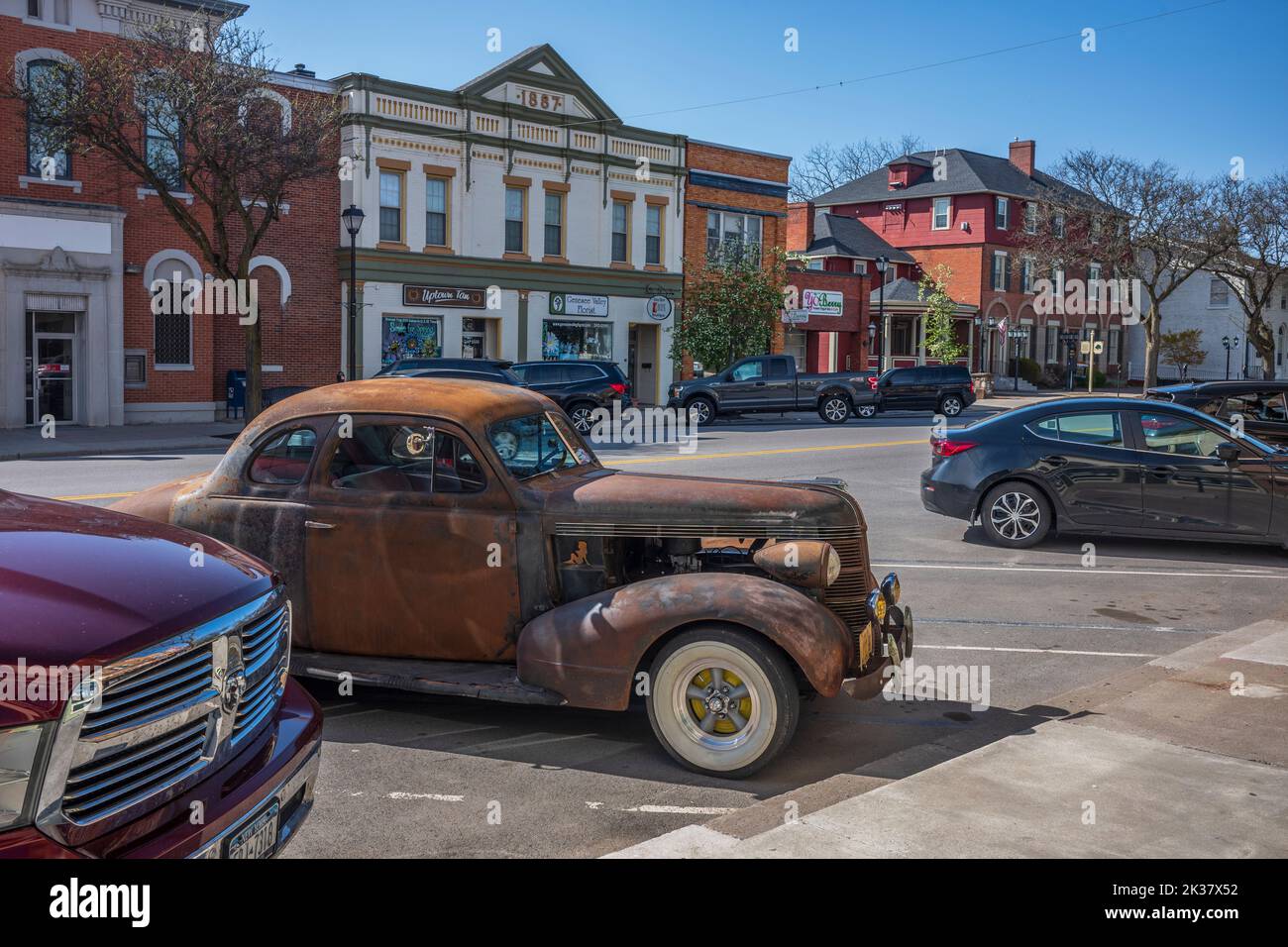 Geneseo, NY, USA May 7, 2022 Geneseo is a town in the Finger Lakes