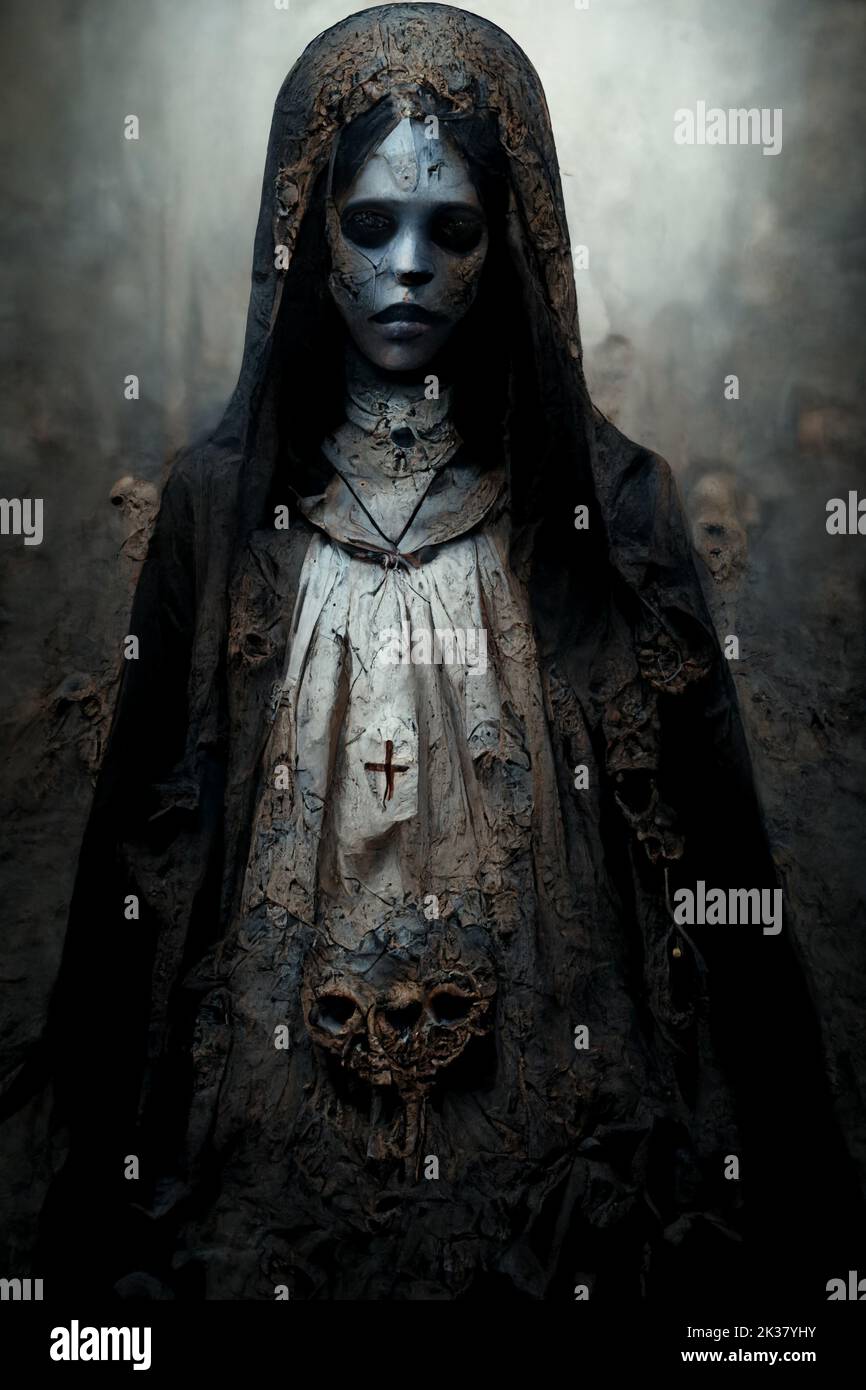 The nun horror hi-res stock photography and images - Alamy