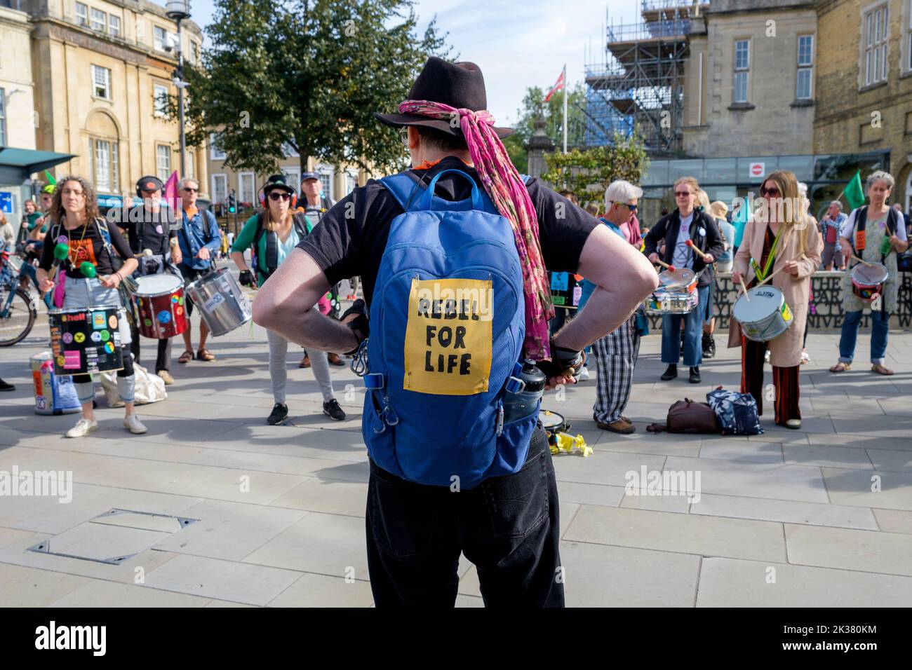 Bath, UK. 25th Sep, 2022. With PM Liz Truss signalling an acceleration