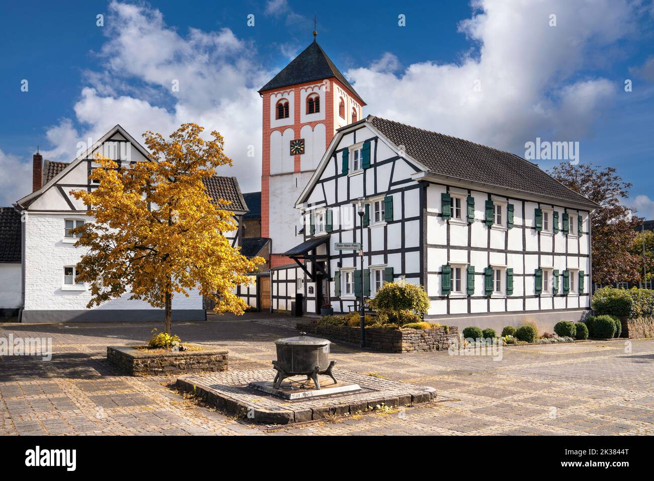 ODENTHAL, GERMANY - SEPTEMBER 16, 2022: Historical center of village