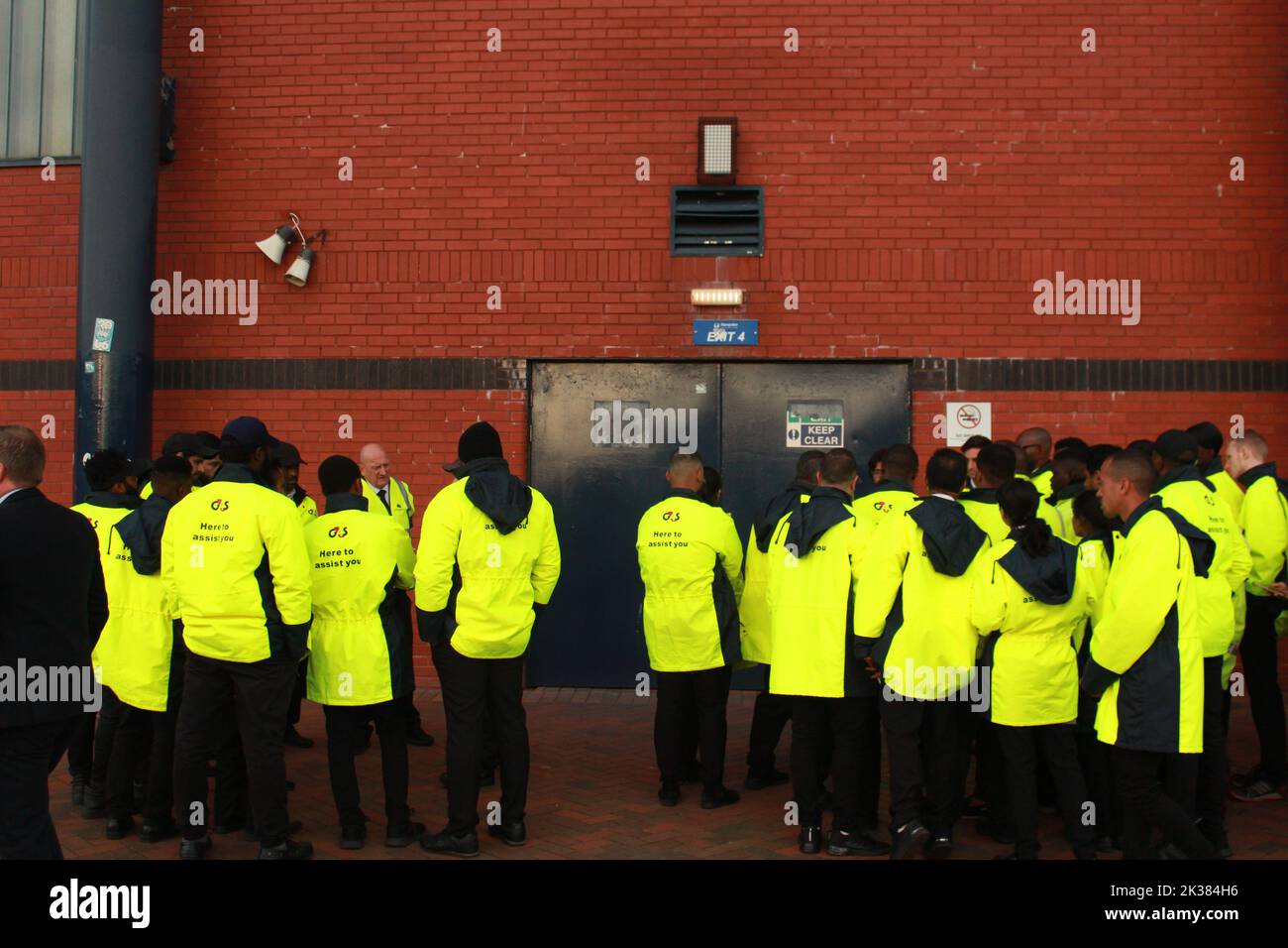 Police and Security before the Scotland Vs Ireland Nations League