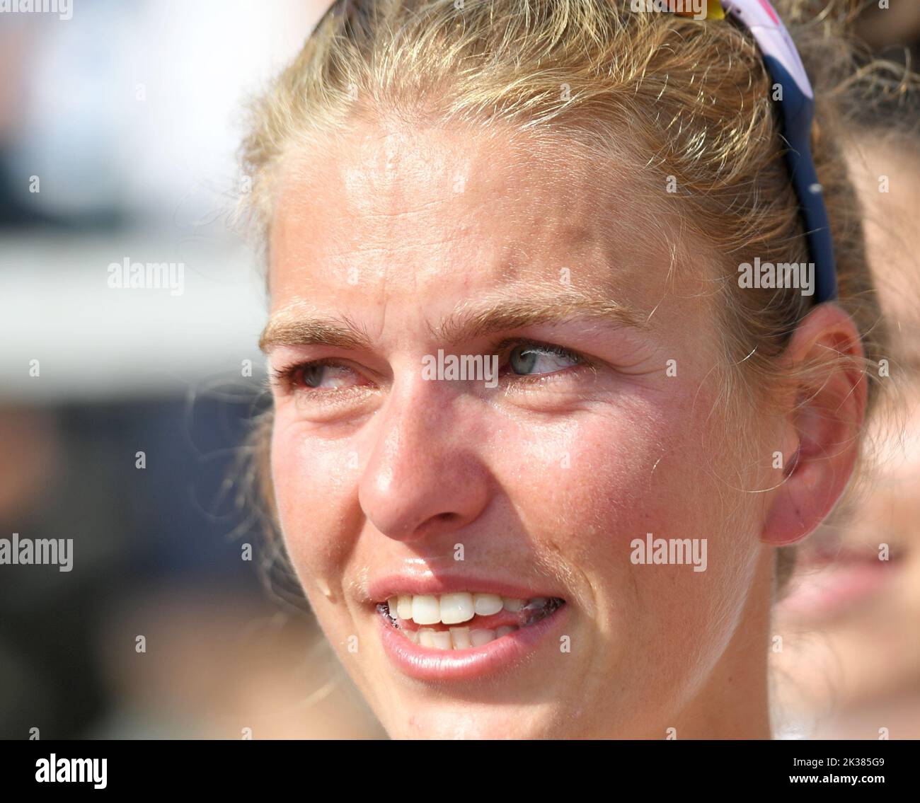 Racice, Czech Republic. 25th Sep, 2022. Fans during Day 8 of the 2022 World Rowing Championships at the Labe Arena Racice on September 25, 2022 in Racice, Czech Republic. Credit: Jan Stastny/CTK Photo/Alamy Live News Stock Photo