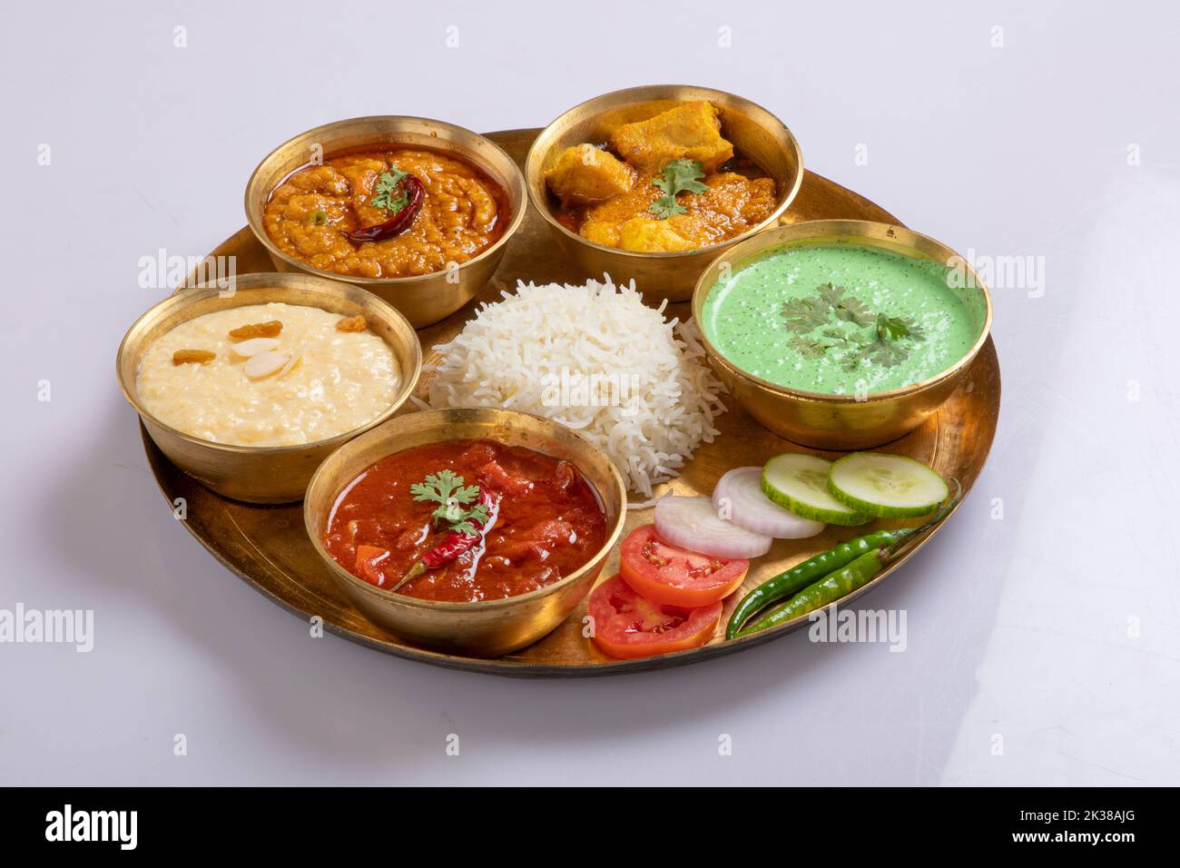 Indian veg thali hi-res stock photography and images - Alamy