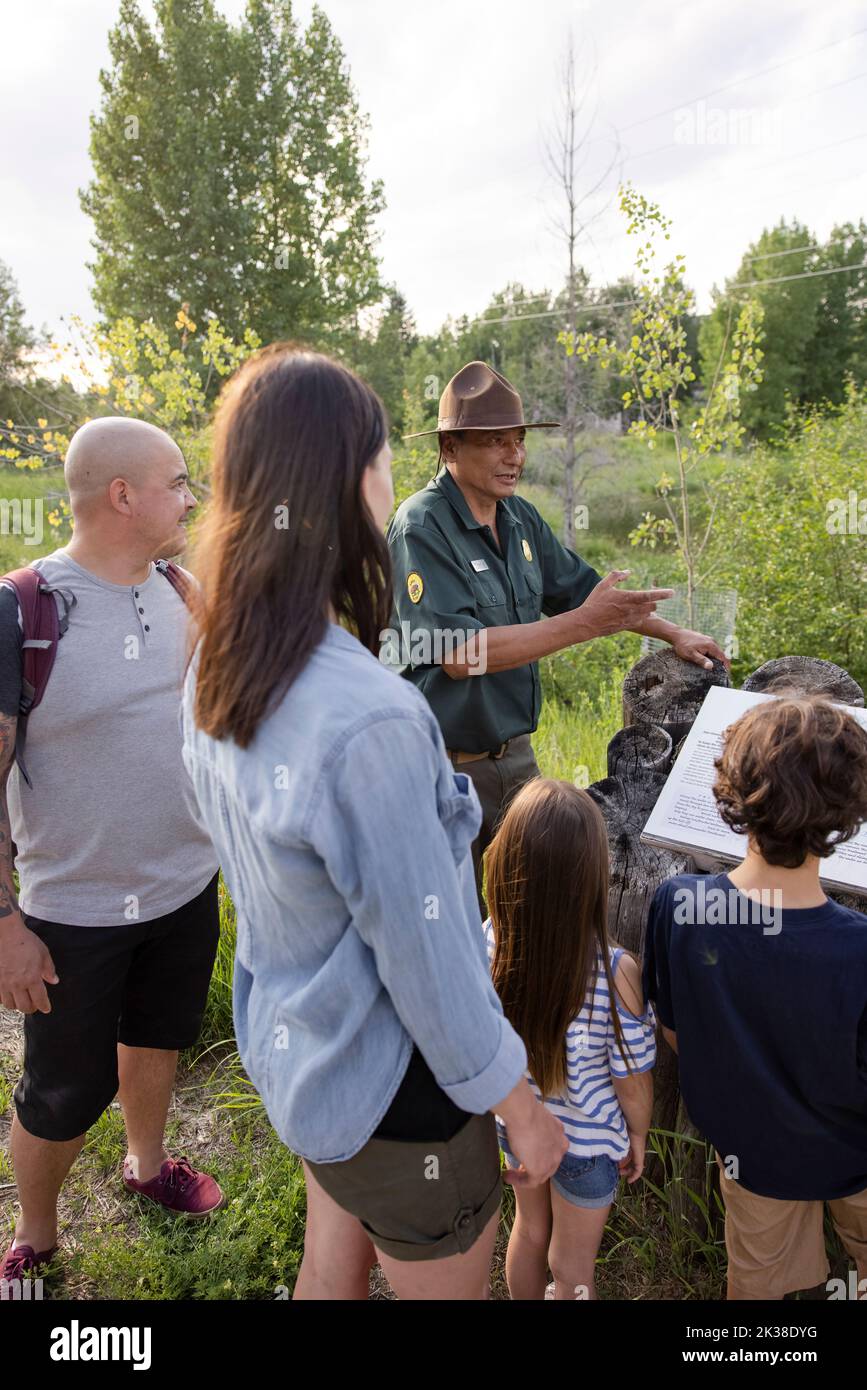 Caucasian park ranger hi-res stock photography and images - Alamy