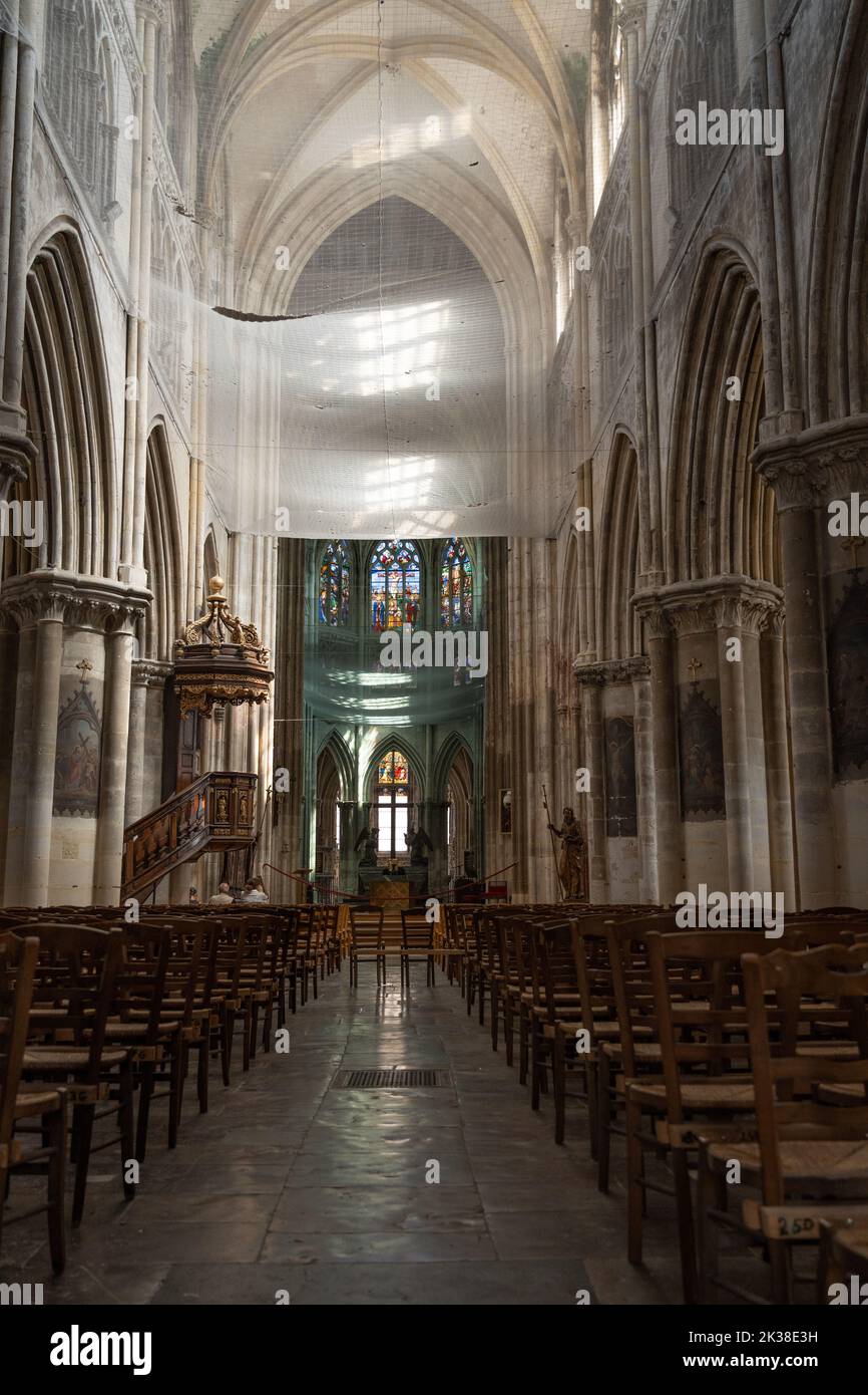 Eglise Saint-Jacques in Dieppe, Normandy, France Stock Photo