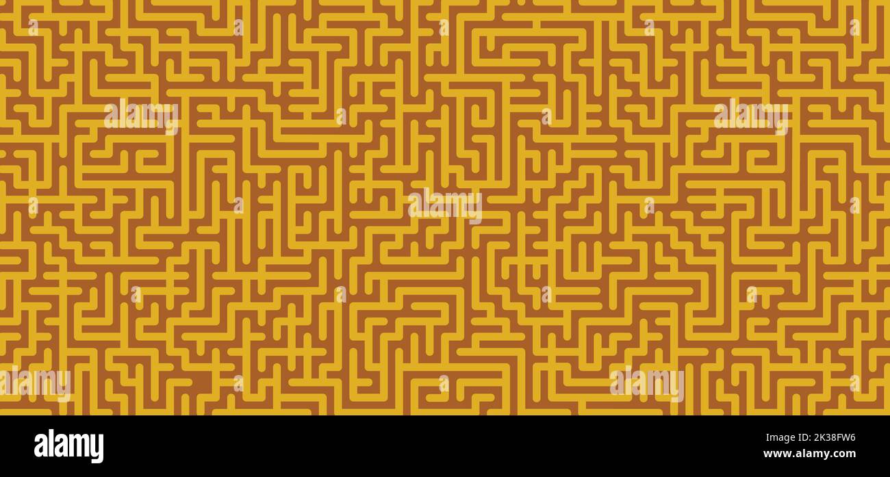 Education logic, labyrinth line. Blue, gray square maze. Vector. Find