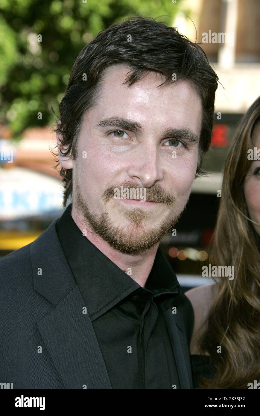 CHRISTIAN BALE ACTOR BATMAN BEGINS CHINESE THEATRE, HOLLYWOOD LOS ANGELES, USA 06/06/2005 LAM51589 Stock Photo