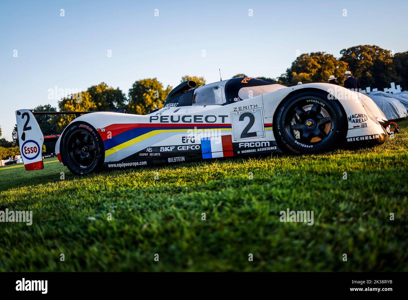 Peugeot 905 Evo Bis during the 6th edition of the Chantilly Arts ...