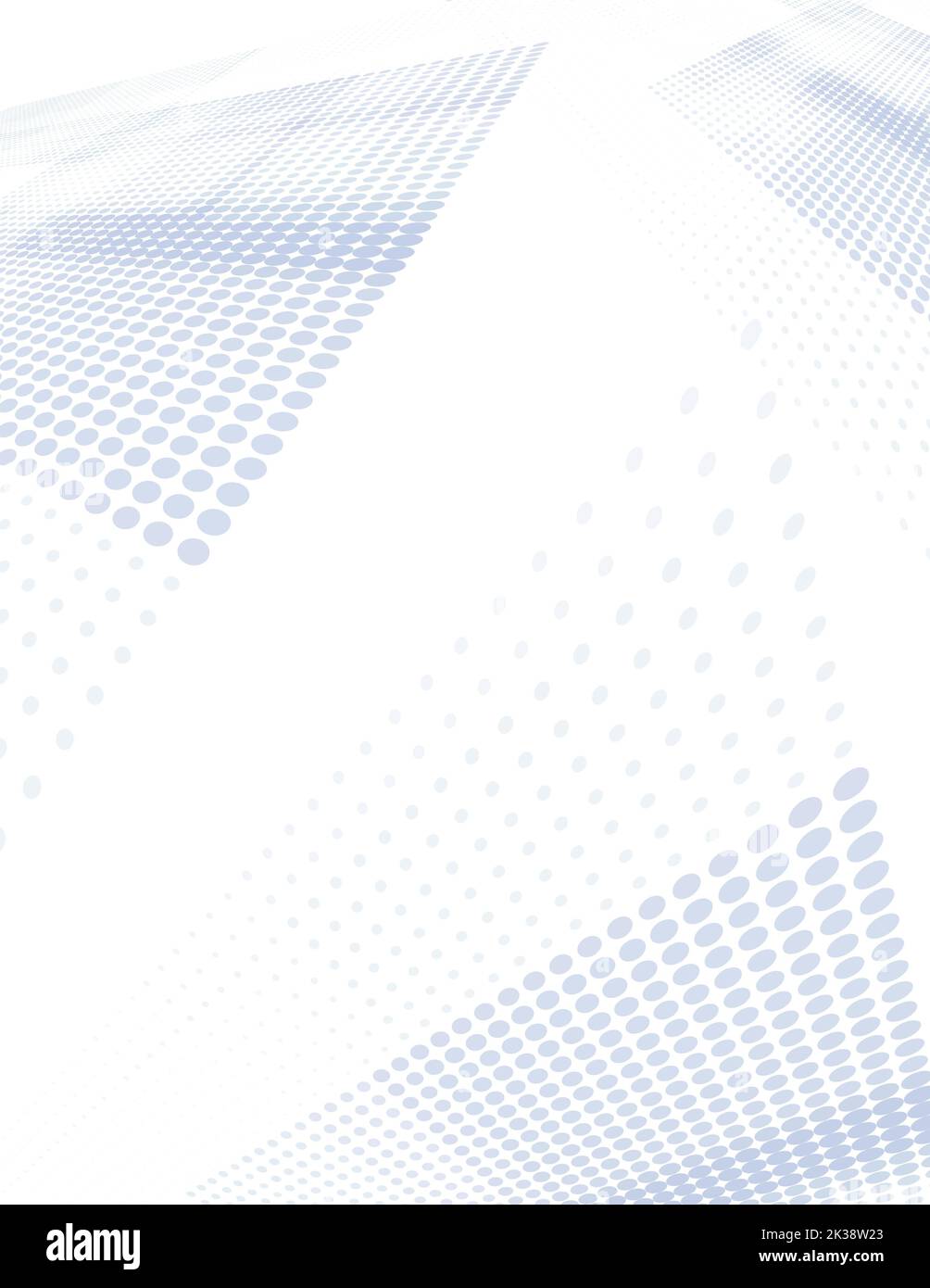 Abstract halftone perspective background with bluish gray sloped ...