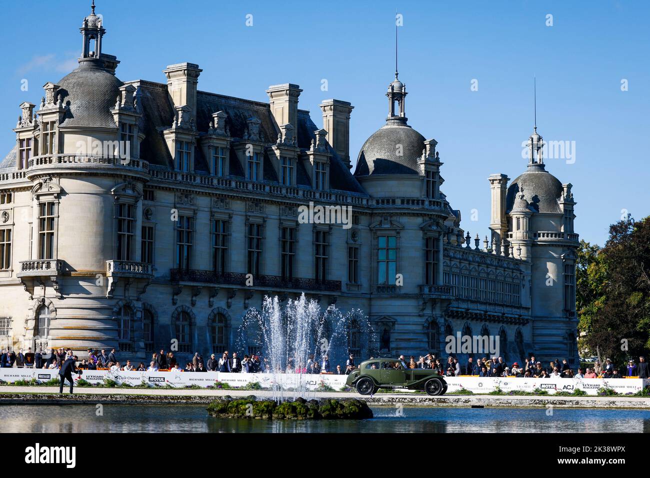 Illustration during the 6th edition of the Chantilly Arts & Elegance