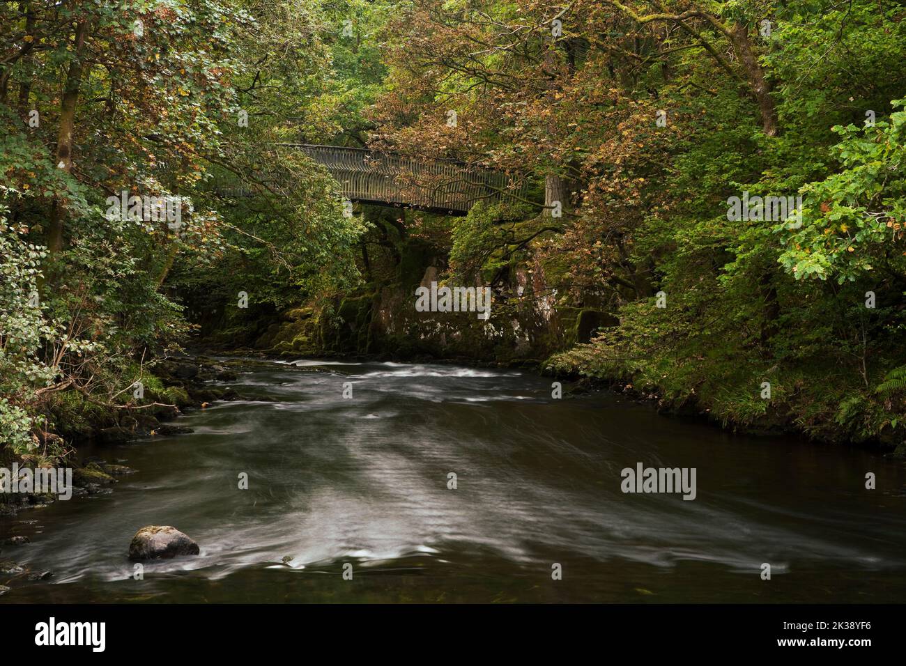 River Brathay near Elter Water, in the English Lake District Stock Photo