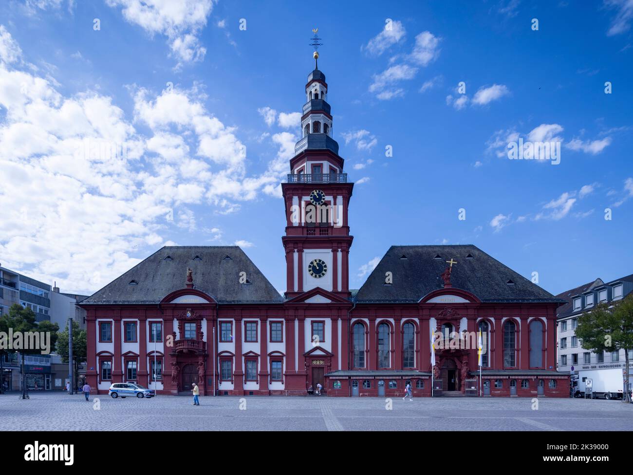 old town hall (altes Rathaus) and St. Sebastian's Church in Marktplatz