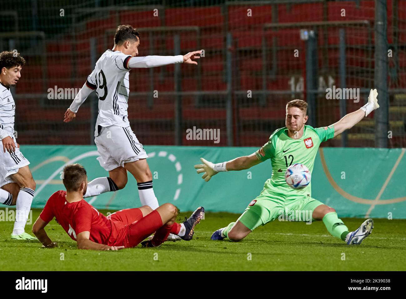 Soccer Germany vs Poland Stock Photo