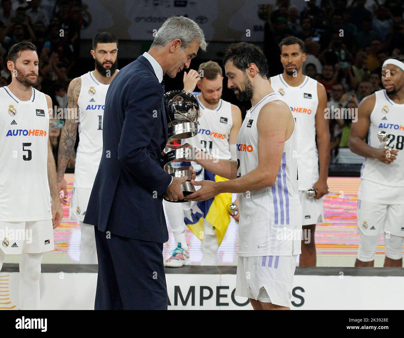 Sevilla, Spain. 25th Sep, 2022. Final of the Spanish Basketball Super