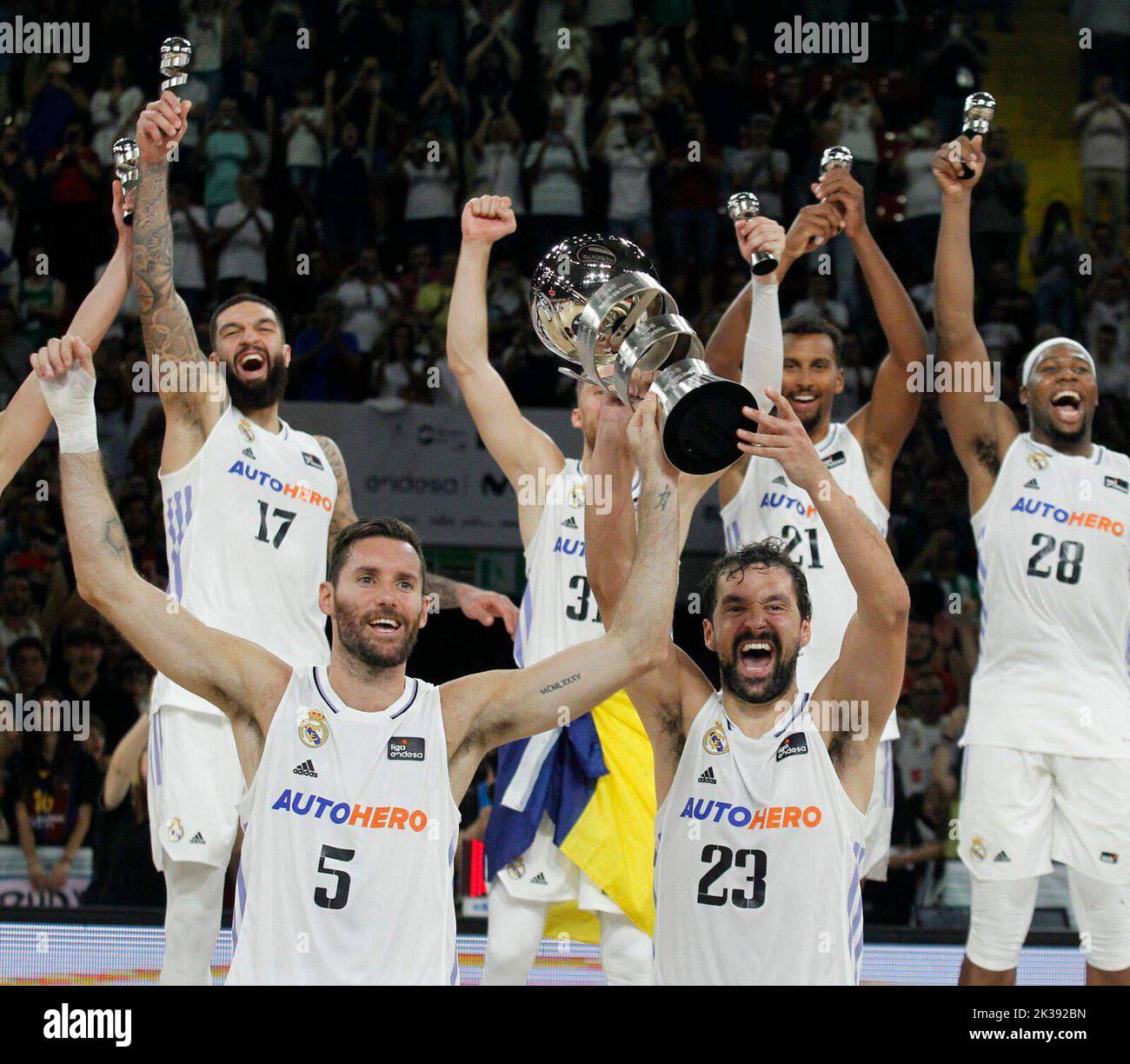 Sevilla, Spain. 25th Sep, 2022. Final of the Spanish Basketball Super