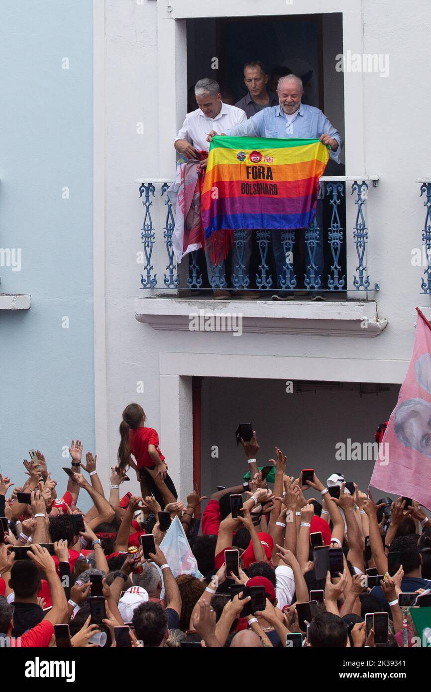 Brazil election rally flag hi-res stock photography and images - Alamy