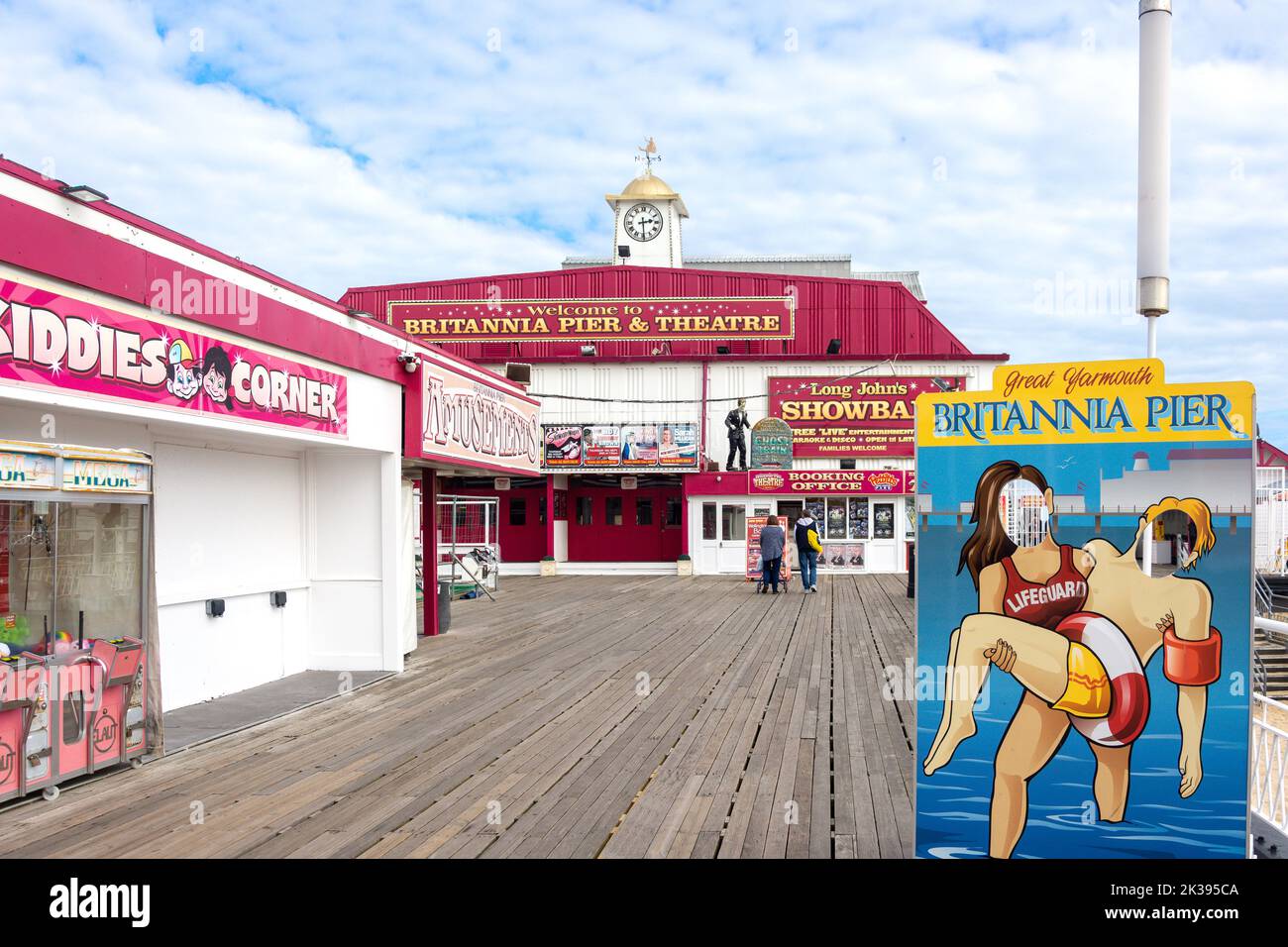 Brittania Pier & Theatre, Marine Parade, Great Yarmouth, Norfolk, England, United Kingdom Stock Photo
