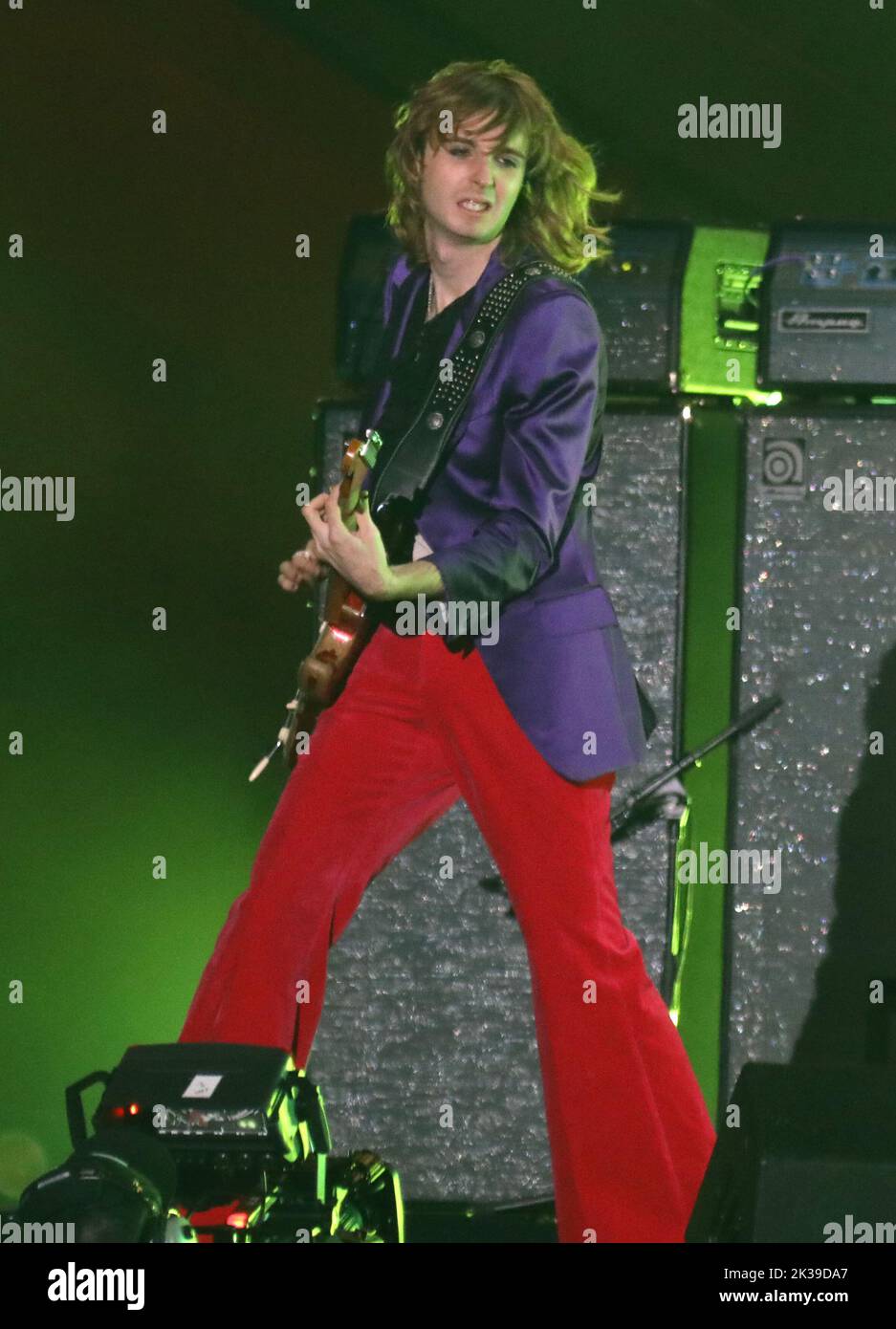 September 24, 2022, New York City, New York, USA: Guitarist THOMAS ...