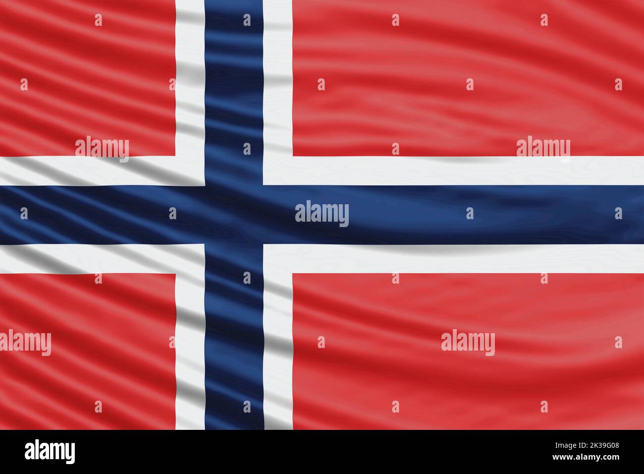 Norway Flag Wave Close Up, national flag background Stock Photo - Alamy