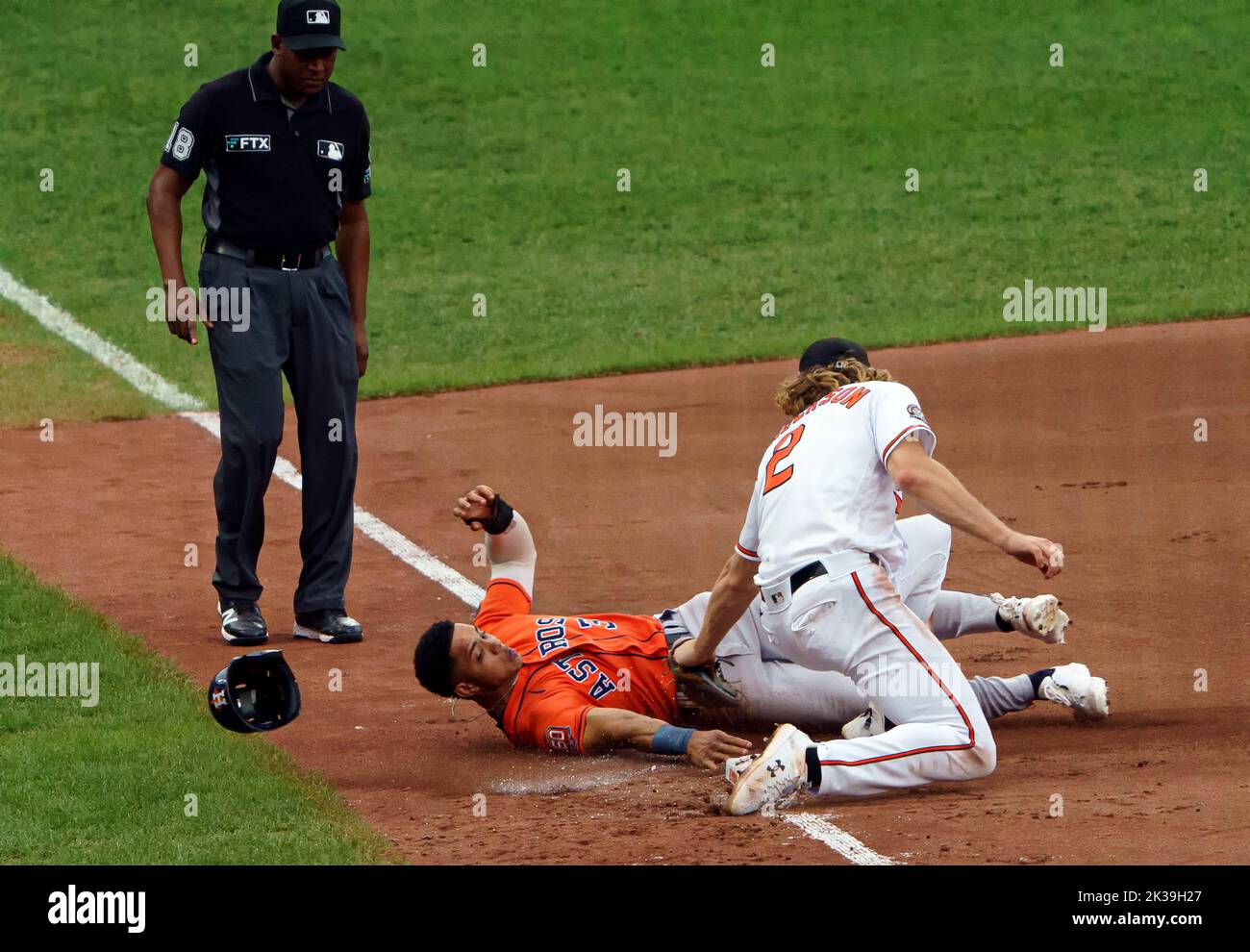 Houston Astros shortstop Jeremy Pena during batting practice before a  baseball game against the Chicago White Sox, Friday, March 31, 2023, in  Houston. (AP Photo/Eric Christian Smith Stock Photo - Alamy