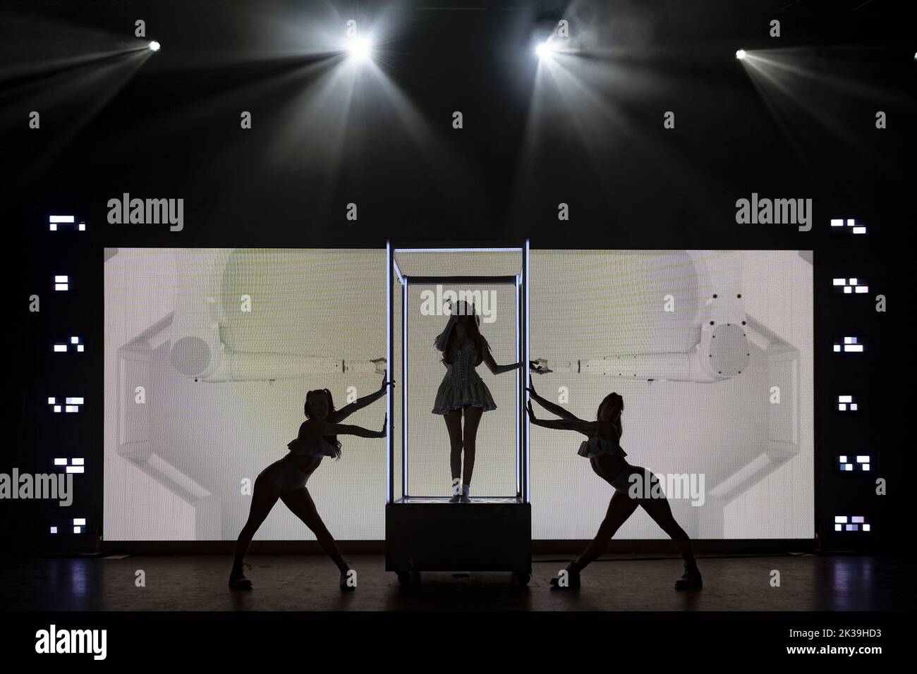LONDON, ENGLAND: Madison Beer performs on stage at the Shepherds Bush