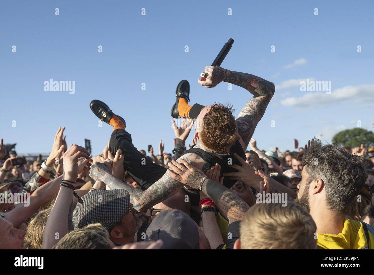 CASTLE DONINGTON, ENGLAND Download Festival Day 1 Featuring Frank