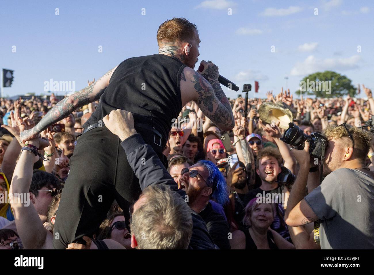 CASTLE DONINGTON, ENGLAND Download Festival Day 1 Featuring Frank
