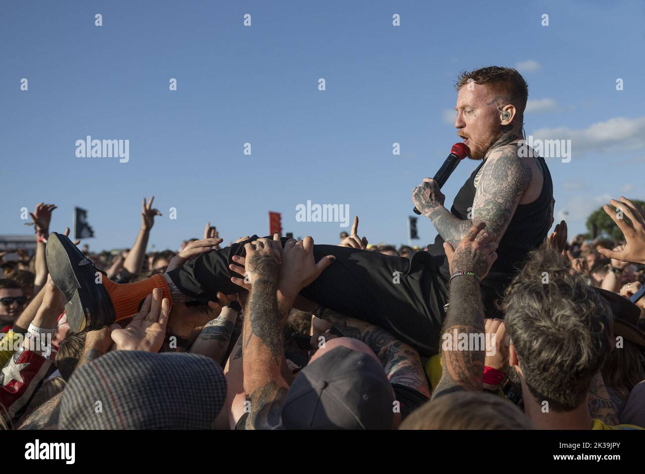 CASTLE DONINGTON, ENGLAND Download Festival Day 1 Featuring Frank