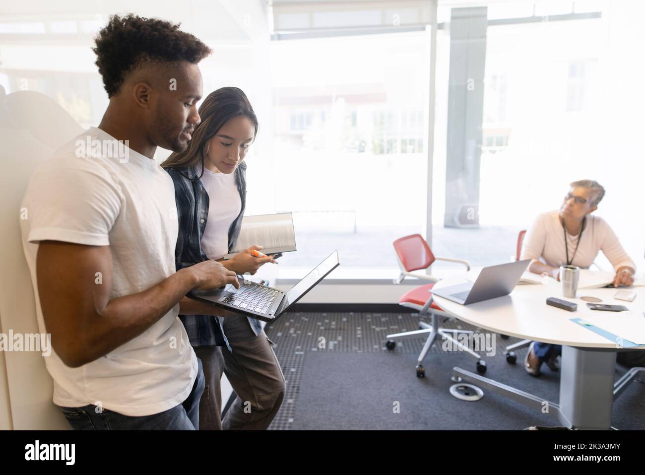 Black man studying in room hi-res stock photography and images - Alamy