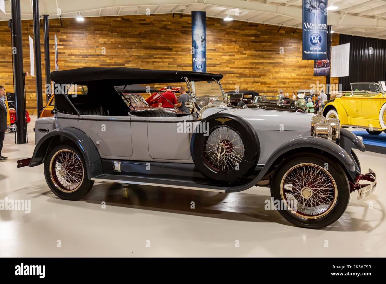 Gray 1922 duesenberg model a phaeton hires stock photography and