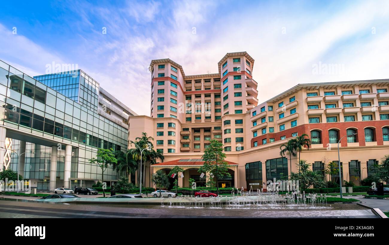 Paradox Singapore Merchant Court at Clarke Quay, Singapore. Stock Photo