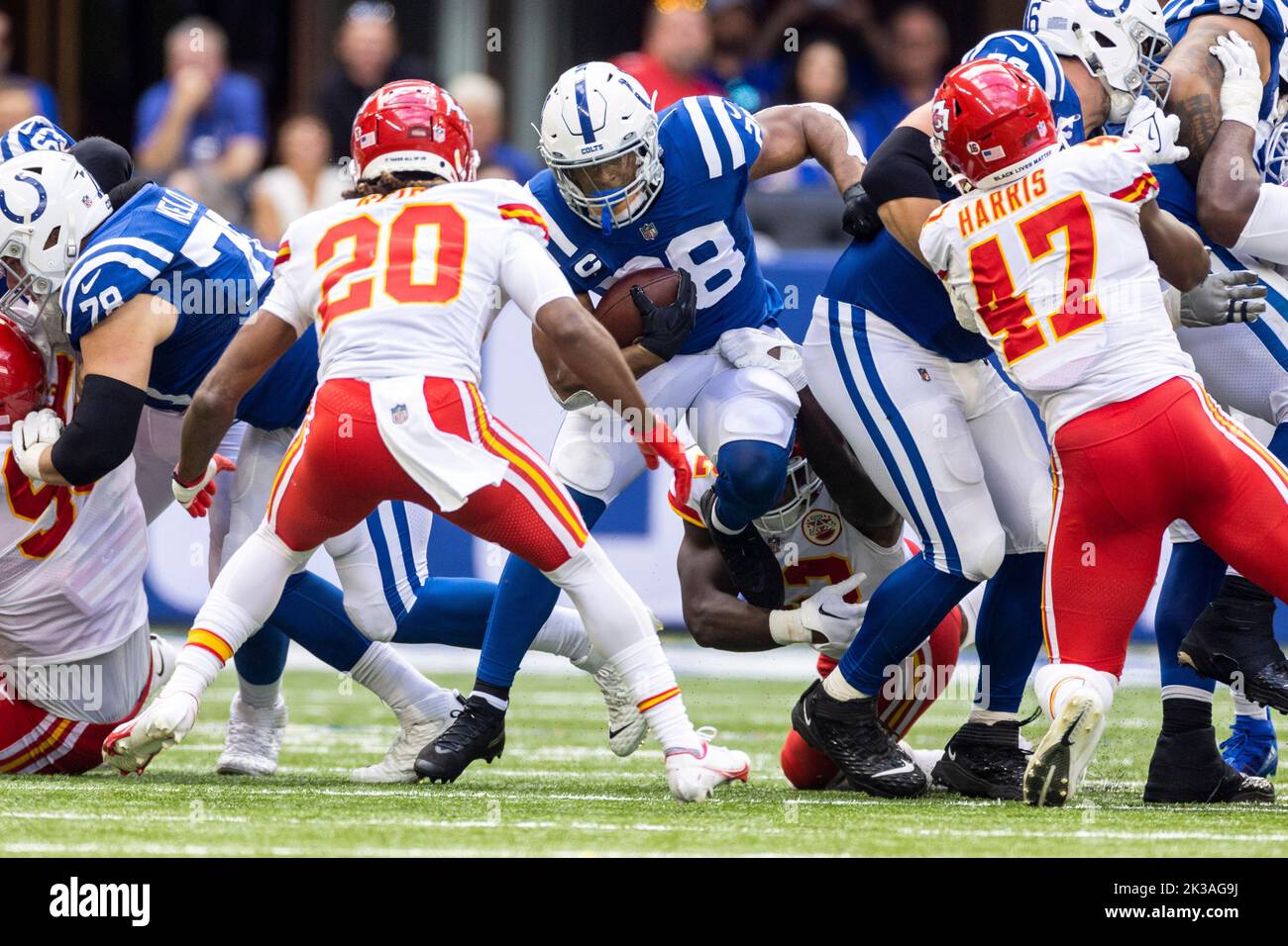 Indianapolis Colts vs Kansas City Chiefs Game Program 9/25/22 - Jonathon  Taylor