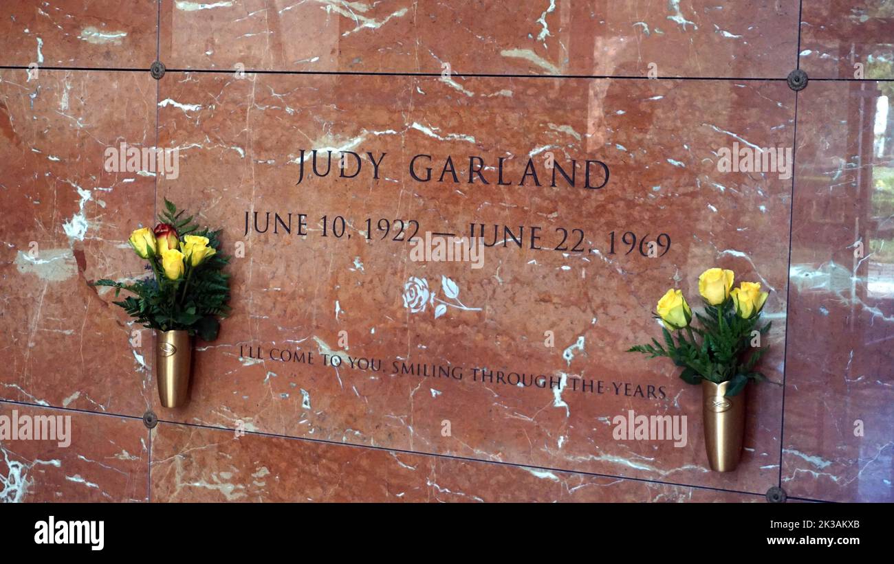 Los Angeles CA Judy Garland Grave at Hollywood Forever Cemetery