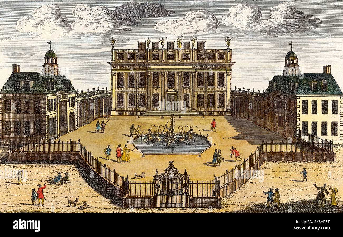 Buckingham Palace, London, England, 18th century Stock Photo