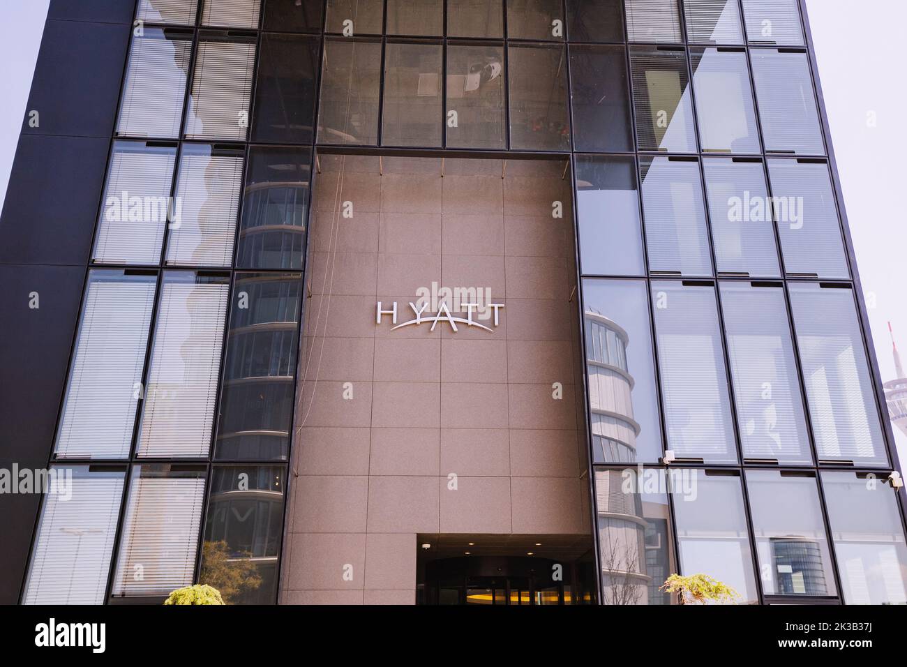Hyatt Köln Weihnachten 2022 23 July 2022, Dusseldorf, Germany Hyatt Regency hotel in modern and