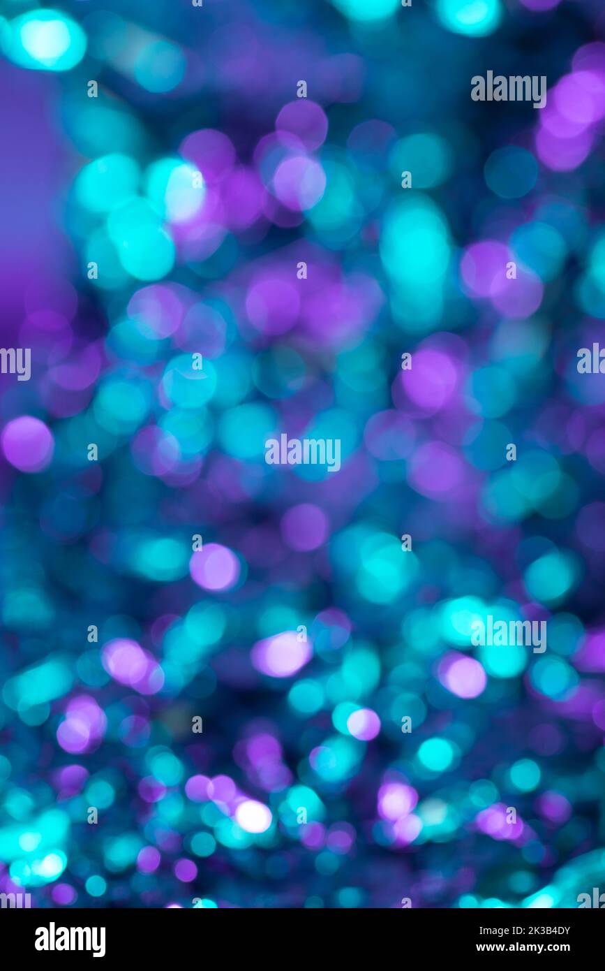 Festive abstract color bokeh background Stock Photo