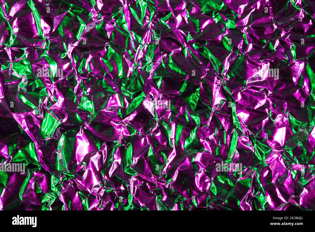 Abstract foil background with color light Stock Photo