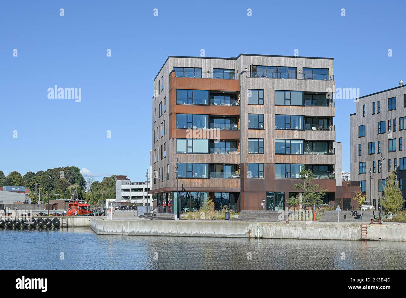 quayside apartments in the harbour of Fredericia, Denmark, September 20, 2022 Stock Photo Alamy