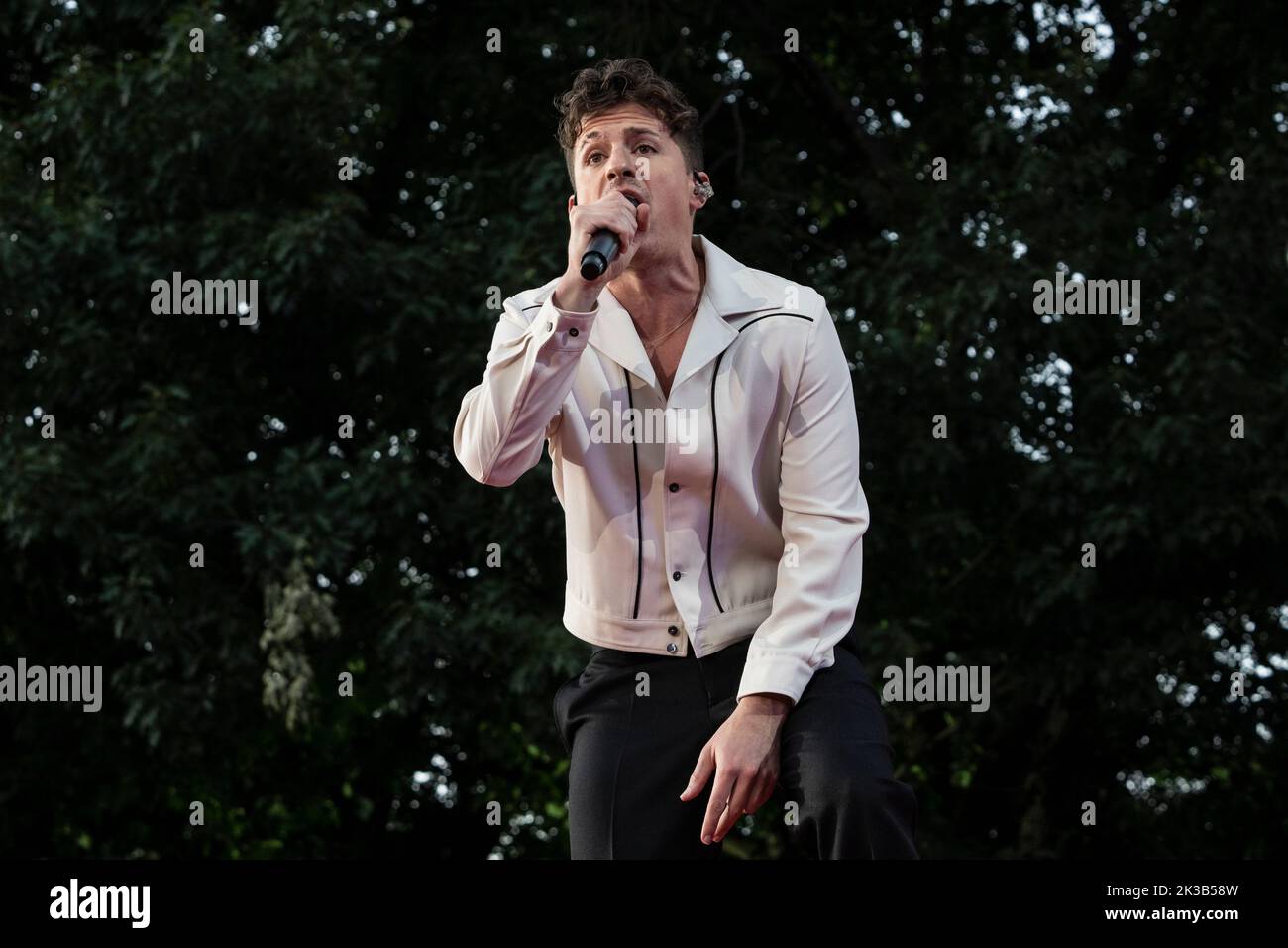 New York, NY September 24, 2022 Charlie Puth performs at Global