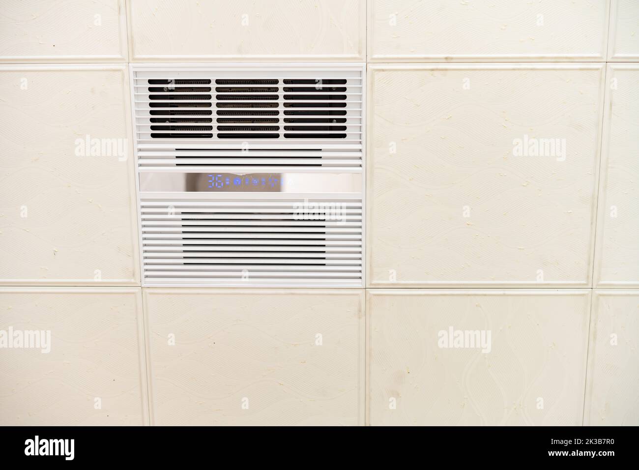 electric heater on the ceiling Stock Photo