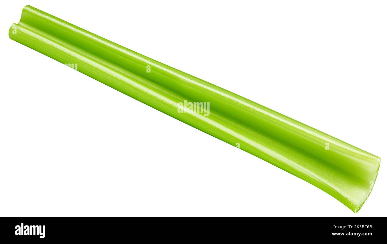 celery isolated on white background, clipping path, full depth of field Stock Photo