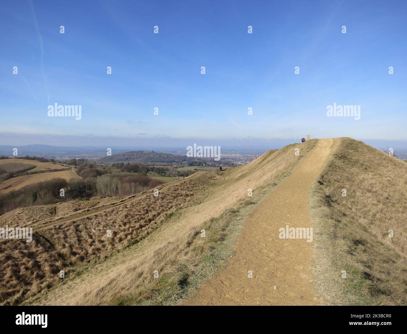 Cotswold Way long distance footpath National Trail. The Cotswolds AONB