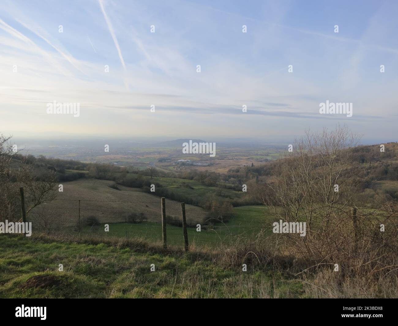 Cotswold Way long distance footpath National Trail. The Cotswolds AONB