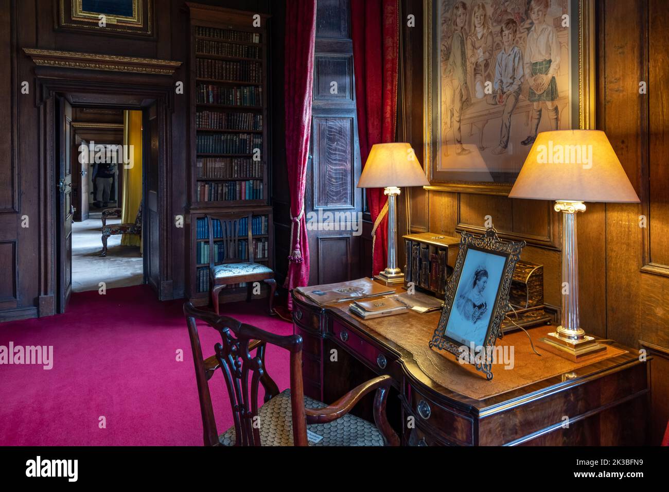 Interior of Hopetoun House, a stately home near South Queensferry in