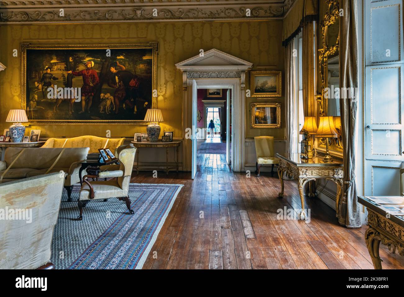 Interior of Hopetoun House, a stately home near South Queensferry in West Lothian, Scotland Stock Photo